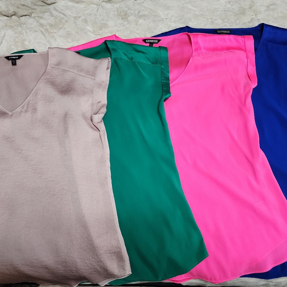 Bundle of five Express tops
